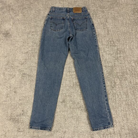 Levi's Jeans Womens 6 Long Misses 550 Vintage Denim Relaxed Fit Tapered Leg - Picture 5 of 8